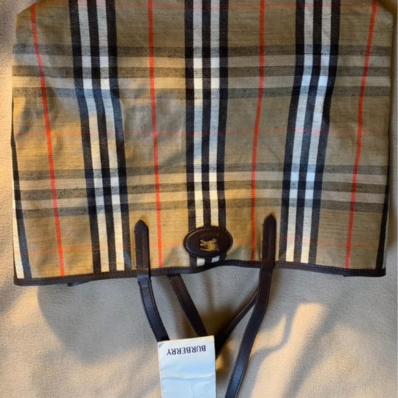 Burberry plaid tote bag - Picture 2 of 3